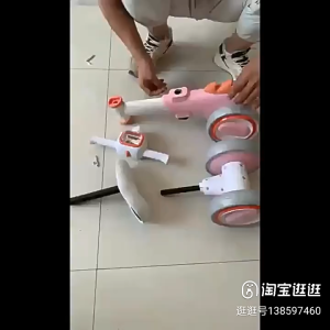 [SG Seller]Scooter Baby Balance Car Four-Wheel Childrens Balance Car Childrens Scooter（1-3Year-Old）