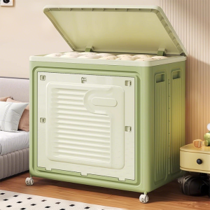 MMZECE | Large Capacity Foldable Flap Opening Seasonal Clothing Storage Chest