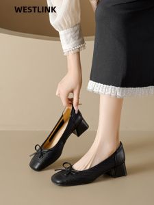 Bow Knot Slip On Fashion Office Womens Pumps High Heels