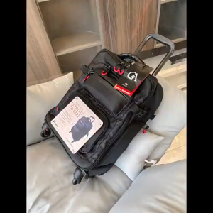 [In stock]Ga Back Pull Dual-Use Bag Multifunctional Luggage Trolley Case with Wheel Backpack Travel Trolley Suitcases Oxford Cloth Lightweight Boarding Bag
