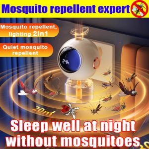 ⚡No mosquitoes have good sleep⚡ Mosquito repellent Electric Suitable for children babies and Pregnant Woman mosquito electric killer Mosquito repellent、lighting 2in1mosquito repellent liquid Ubat nyamuk elektrik Quiet mosquito repellent 驅蚊器