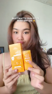 Buy 1 Take 1 Luxe Organix Zero Shine Invisible Screen Daily Sun Stick SPF100+ PA++++ Cloud Matte Sunscreen Stick Oil Control Non Greasy No White Cast Portable Sun Protection For Face Commute Beach
