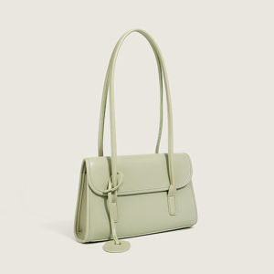 IELGY Túi nách đi lại đa năng túi đeo vai màu trắng thời trang phong cách Hàn Quốc đơn giản cho nữ