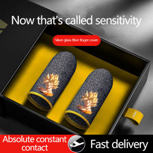 แขนนิ้ว DAMILE สำหรับถุงมือแบบเปิดครึ่งนิ้วเล่นเกมกัน PUBG เคสที่สวมนิ้วหน้าจอสัมผัสเกมมือถือที่มีความละเอียดอ่อน Goku