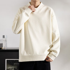 เสื้อฮู้ดพิมพ์ลายสีพื้นแบบลำลอง ทรงหลวม แขนยาว ทรงหลวม เสื้อผ้าทำงาน โพลีเอสเตอร์ ฤดูใบไม้ร่วง ปี 2025