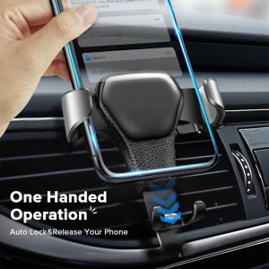 Gravity Car Phone Holder Air Vent Clip Mount Mobile Cell Phone Stand GPS Smartphone Support Car Air Outlet Mobile Phone Holder