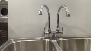 [HCM]Vòi rửa chén đôi KAG-RT55 vòi rửa chén lạnh vòi chậu 2 hộc vòi rửa chén bát 2 đầu vòi nước mạnh sử dụng tốt