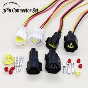 3Pin Waterproof Auto Connector Kit Male Female Car Wire Harness Plug Car Electrical Connector With Terminals For Motorcycle