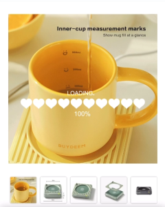 อุ่นแก้วสําหรับชากาแฟและเครื่อร้อนไฟฟ้าร้อนแผ่น12V/24W ~ BUYDEEMงดื่มต่างๆอุ่นแก้วสําหรับชากาแฟและเครื่อ