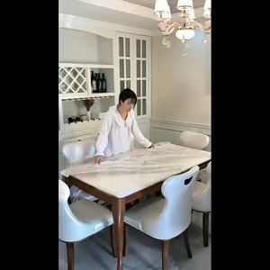 1.2mm Round Clear Plastic Cover PVC Heat Resistant Tabletop Protector Customize for Kitchen Dining