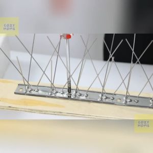 Bird Repellent Bird Driver Wall Thorn Stainless Steel Cat Repellant Bird Repellent Pad Fence Spikes