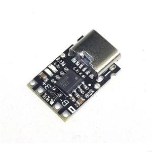 TP4057 1A Li-ion Charger Module Charging Board Protection Type-C 4.2V 4.35V Selectable for 18650 3.7V Li-ion LiPo Parallel DIY