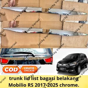 trunk lid / list bagasi belakang new Mobilio chrome jsl