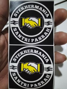 Santri Pekok || Stiker Santri Pasrah isi 5 Biji Bahan Cromo