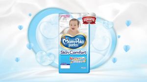 MamyPoko Pants Skin Comfort ukuran M32+2 (7-12kg)