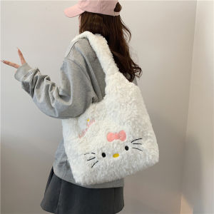 ZEEMIN Halloween Christmas Sanrio Women Shoulder Bags Cute Cat Cartoon Fashion Y2K Large Capacity Tote Handbag Festivals Gifts