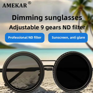 Protective Polarized Round Sunglasses ND filters Adjustable Dimming Sun Glasses Men Hip-hop Retro Punk Mens Outdoors Eyeglasses