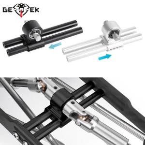 Aluminum Alloy 70mm Transfer Case Adjustable Carrier Bearing for 1/10 RC Crawler LCG Chassis Cheater Rigs 1.9 Shafty Comp Builds