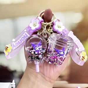 Takara Tomy | Colorful Liquid Quicksand Keychain Pendant Cute Lollipop Drift Bottle Backpack Pendant A Birthday Gift For Girlfriend