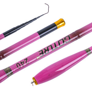 goture | Goture 24T Carbon Fiber Ultralight Telescopic Fishing Rod 1.4m-3.6m Mini Hand Pole For Stream Lake Freshwater Fishing Tackle