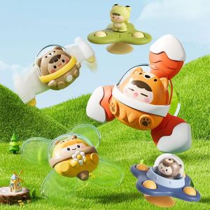 【Yearn】COD ของเล่นหมุนๆ หัวการตูน หมุนได้ พร้อมถ้วยดูด สําหรับเด็กวัยหัดเดิน ของเล่นสปินเนอร์