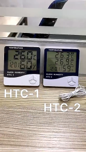 READY Taffware HTC 2 Alat Pengukur Termometer Ruangan Digital Suhu dan Kelembapan Temperature Meter