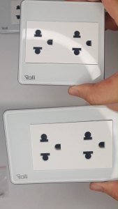 Ổ Cắm Âm Tường Rạng Đông Ralli 16A 2 Chấu Có Tiếp Địa – Chính Hãng Sang Trọng Dễ Lắp Đặt