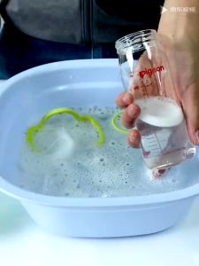 3set/6set Bottle Brush Cleaner Sponge Non-Slip Design Bottle Care Set