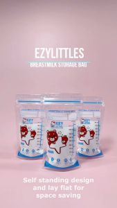 EZYLITTLES Breastmilk Storage Bag 5oz 7oz Breast Milk Double Zip lock Economy pack Bag Susu Motif Breastmilk Storage Bags Insulated Bag For Breastmilk - Lazada
