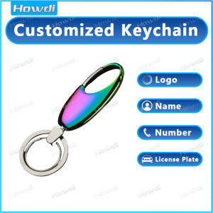 【Customized Keychain】Creative Personalized keychain Alloy Metal Keyring Custom Lettering - DZ08