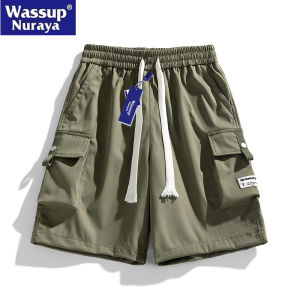 Quần Short Công Sở Nam WASSUP Nuraya Mùa Hè Rộng Rãi Thể Thao Nhanh Khô Quần Năm Mảnh Quần Thường Ngày Quần Ống Đứng Quần Ống Thẳng