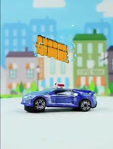 Police Car Toy for Kids with LED Lights & Sound Effects Mainan Kereta Budak Boys Girls Educational Pretend Play Toy 2564