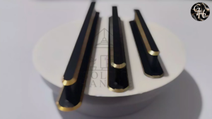 Handle Tarikan Black List Gold 800 Furniture Minimalis Gagang Pintu Meja Lemari Nakas Furniture
