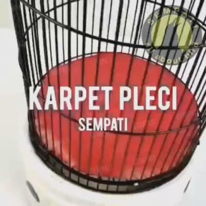 SEMPATI Karpet Sangkar Pleci Karpet Alas Dasar Tatakan Kandang Burung Pleci Bulat Tebal Ancak Ansang KRPLC
