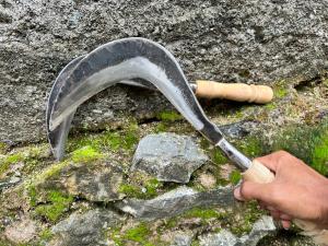 Sabit Pengaritan - Sabit Sawah/Rumput - Sabit Jawa Bahan Per Baja Asli