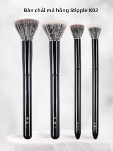 Cọ Son Má Hồng Lông Thỏ Xanh Cỡ Lớn Nhỏ Một Hộp Đựng Mỹ Phẩm Làm Đẹp Cọ Son Lông Cừu Nhỏ Gọn Phù Hợp Với Mọi Loại Da