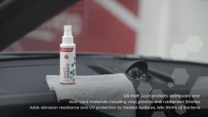 Gtechniq C6 Matt Dash Antibacterial Interior Coating for Plastic Vinyl and Rubber 100ml