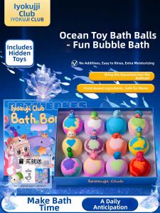 IYOKUJI CLUB | Bath Bombs with Toys Bath Ball