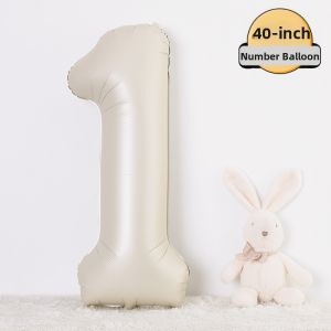 ETY | Heart-Shaped Number Balloons for Childrens Birthday Party Decorations