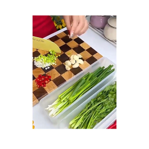 Hộp nhựa đựng thực phẩm tủ lạnh Hộp trữ đông bảo quản rau hoa quả mì đồ ăn nhựa an toàn sức khoẻ