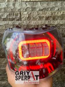 LAMPU DEPAN DAYMAKER VEGA ZR DAYMAKER LED 4 LENSA