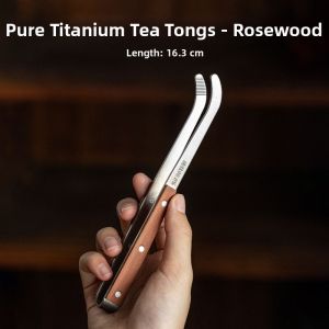 Pure Titanium Tea Tweezers for Tea Preparation