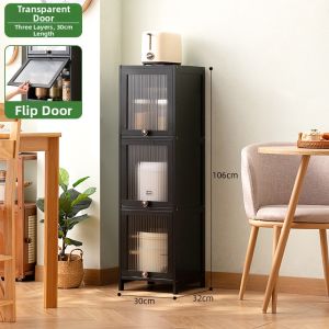KAIPAQI | Space-saving Storage Cabinet for Kitchen Living Room