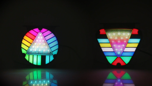 KEVANLY LED RGB Tail Light 12-24V Rear Brake Safety Dynamic Flash Reversing Lamp for Car SUV ATV Motorcycle License Plate Lamp