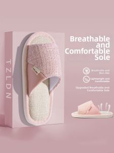 TZLDN | Non-slip Sweat-absorbing Silent Linen Home Slippers