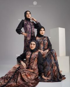 AZHARIA DRESS B 🆕  COD ▪️TERBARU GAMIS LEBARAN BY NADHEERA LUXURY