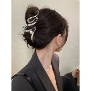 INS with Pearl Wave Hair Clip Hair Pin Hair Extension Hair Accessory for Women Girls