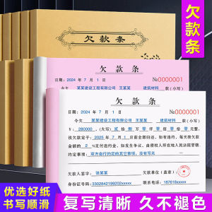 Legal Version Debt Owed Material Receipt Building Materials Account Settlement Claim Document Personal Purchase Repayment Statement Agreement