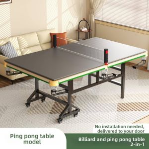 MEISITEKEKE | Compact Indoor Dual-Purpose Pool Table Foldable