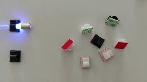 100pcs Self-Adhesive Cable Clips Wall Wire Clips for Cable Management Strong Cord Clips Wire Holders for Under Desk Car